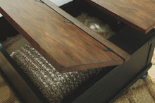 Load image into Gallery viewer, Valebeck - Black / Brown - Lift Top Cocktail Table
