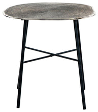 Load image into Gallery viewer, Laverford - Chrome / Black - Round End Table