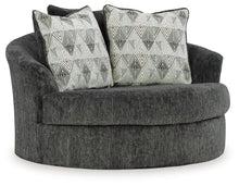 Load image into Gallery viewer, Biddeford - Shadow - Oversized Swivel Accent Chair
