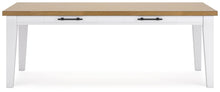 Load image into Gallery viewer, Ashbryn - White / Natural - Rectangular Dining Room Table