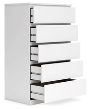 Load image into Gallery viewer, Onita - White - Five Drawer Chest