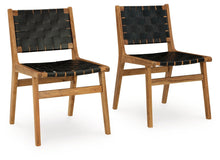 Load image into Gallery viewer, Fortmaine - Brown / Black - Dining Room Side Chair (Set of 2)