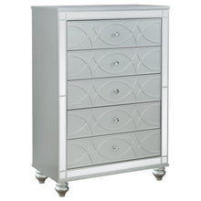 Load image into Gallery viewer, Gunnison - 5-Drawer Bedroom Chest - Silver Metallic
