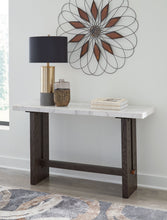 Load image into Gallery viewer, Burkhaus - White / Dark Brown - Sofa Table