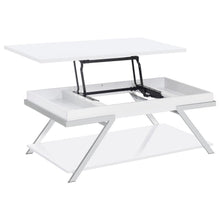 Load image into Gallery viewer, Marcia - Rectangular Lift Top Coffee Table - White High Gloss