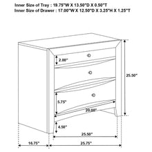 Load image into Gallery viewer, Briana - 2-Drawer Nightstand - Black