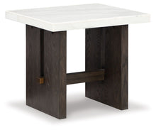 Load image into Gallery viewer, Burkhaus - White / Dark Brown - Rectangular End Table