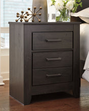 Load image into Gallery viewer, Brinxton - Charcoal - Two Drawer Night Stand