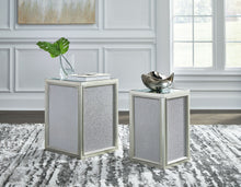 Load image into Gallery viewer, Traleena - Silver Finish - Nesting End Tables (Set of 2)