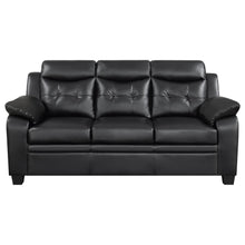 Load image into Gallery viewer, Finley - Upholstered Padded Arm Tufted Sofa - Black