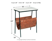 Load image into Gallery viewer, Etanbury - Brown / Black / White - Accent Table