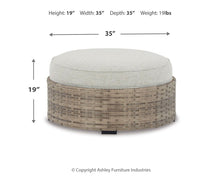 Load image into Gallery viewer, Calworth - Beige - Ottoman With Cushion