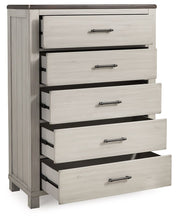 Load image into Gallery viewer, Darborn - Gray / Brown - Five Drawer Chest