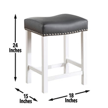 Load image into Gallery viewer, Zermatt - Counter Stool (Set of 2) - White