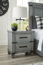 Load image into Gallery viewer, Russelyn - Gray - Two Drawer Night Stand