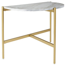 Load image into Gallery viewer, Wynora - White / Gold - Chair Side End Table