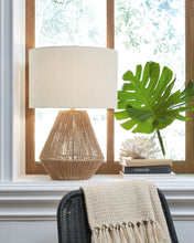 Load image into Gallery viewer, Clayman - Natural / Brown - Paper Table Lamp