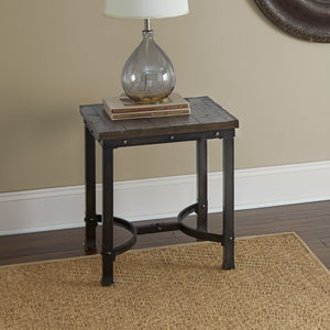 Ambrose - Square End Table - Brown