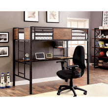 Load image into Gallery viewer, Clapton - Twin Bed With Workstation - Black