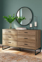 Load image into Gallery viewer, Deanlow - Honey - Six Drawer Dresser