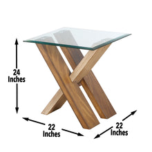 Load image into Gallery viewer, Tasha - End Table - Light Brown