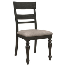 Load image into Gallery viewer, Bridget - Wood Dining Side Chair (Set of 2) - Charcoal