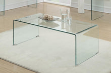 Load image into Gallery viewer, Ripley - Rectangular Tempered Bent Glass Coffee Table - Clear