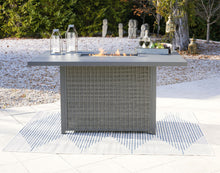 Load image into Gallery viewer, Palazzo - Gray - Rect Bar Table W/Fire Pit