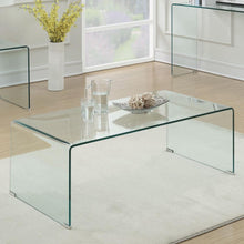 Load image into Gallery viewer, Ripley - Rectangular Tempered Bent Glass Coffee Table - Clear