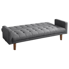 Load image into Gallery viewer, Sommer - Upholstered Tufted Convertible Sofa Bed - Gray