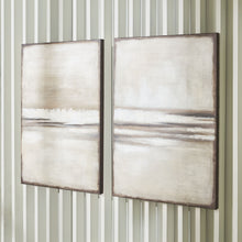 Load image into Gallery viewer, Brockdunn - Tan / Brown - Wall Art Set (Set of 2)