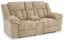 Load image into Gallery viewer, Tip-off - Power Reclining Loveseat With Console / Adj Headrest