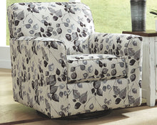 Load image into Gallery viewer, Abney - Platinum - Swivel Accent Chair