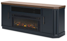 Load image into Gallery viewer, Landocken - Two-tone - 83&quot; TV Stand With Electric Fireplace