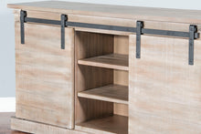 Load image into Gallery viewer, TV Console With Barn Door - Beige