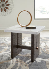 Load image into Gallery viewer, Burkhaus - White / Dark Brown - Rectangular End Table