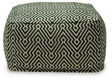 Load image into Gallery viewer, Abacy - Green / Ivory - Pouf