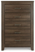 Load image into Gallery viewer, Juararo - Dark Brown - Five Drawer Chest