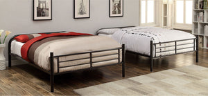 Brocket - Full Over Full Bunk Bed - Black - Metal