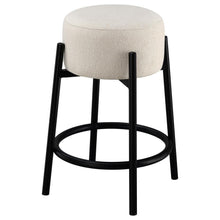 Load image into Gallery viewer, Leonard - Upholstered Backless Round Stools (Set of 2)