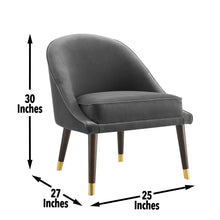 Load image into Gallery viewer, Avalon - Velvet Accent Chair