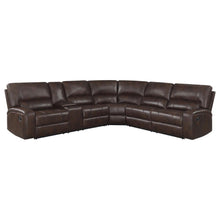 Load image into Gallery viewer, Brunson - 3 Piece Upholstered Reclining Sectional Sofa - Brown