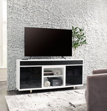 Load image into Gallery viewer, Gardoni - White / Black - XL TV Stand With Fireplace Option