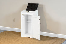 Load image into Gallery viewer, Carriage House - Trash Box - White / Black