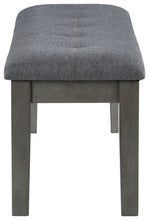 Load image into Gallery viewer, Hallanden - Black / Gray - Large UPH Dining Room Bench