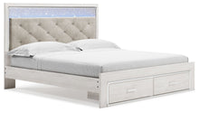 Load image into Gallery viewer, Altyra - White - King Upholstered Storage Bed