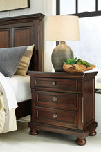 Load image into Gallery viewer, Porter - Dark Brown - Two Drawer Night Stand
