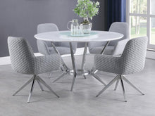 Load image into Gallery viewer, Abby - 5 Piece Dining Set - White And Light Gray