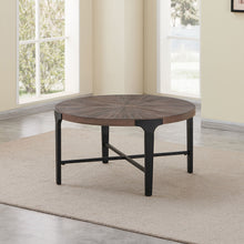 Load image into Gallery viewer, Chevron - Round Cocktail Table - Brown