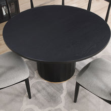Load image into Gallery viewer, Magnolia - Round Table - Black / Gold